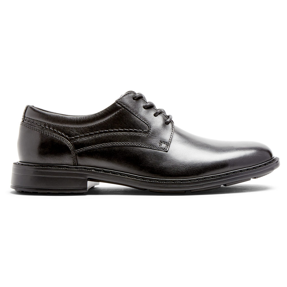 Oxfords Rockport Homem Pretas - Parsons Plain Toe - 19235OWCM